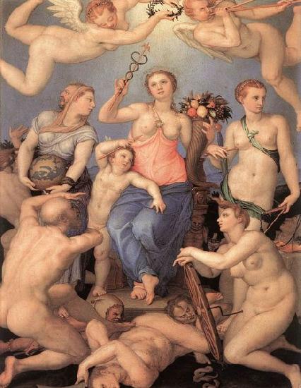 Agnolo Bronzino Allegory of Happiness China oil painting art
